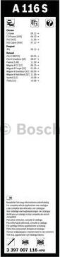 BOSCH 3 397 007 116 - Pyyhkijänsulka inparts.fi