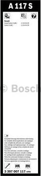 BOSCH 3 397 007 117 - Pyyhkijänsulka inparts.fi