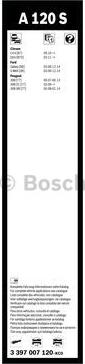 BOSCH 3 397 007 120 - Pyyhkijänsulka inparts.fi