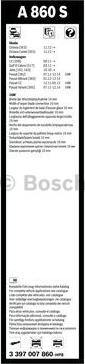 BOSCH 3 397 007 860 - Pyyhkijänsulka inparts.fi