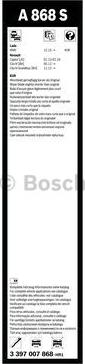 BOSCH 3 397 007 868 - Pyyhkijänsulka inparts.fi