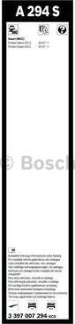 BOSCH 3 397 007 294 - Pyyhkijänsulka inparts.fi