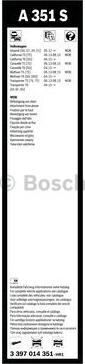 BOSCH 3 397 014 351 - Pyyhkijänsulka inparts.fi