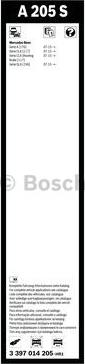 BOSCH 3 397 014 205 - Pyyhkijänsulka inparts.fi