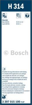 BOSCH 3 397 015 100 - Pyyhkijänsulka inparts.fi