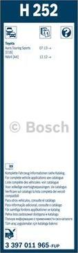 BOSCH 3 397 011 965 - Pyyhkijänsulka inparts.fi