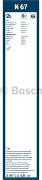 BOSCH 3 397 011 937 - Pyyhkijänsulka inparts.fi