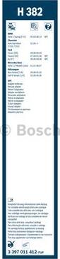 BOSCH 3 397 011 412 - Pyyhkijänsulka inparts.fi