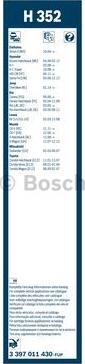 BOSCH 3 397 011 430 - Pyyhkijänsulka inparts.fi