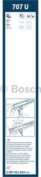 BOSCH 3 397 011 543 - Pyyhkijänsulka inparts.fi