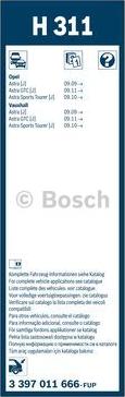 BOSCH 3 397 011 666 - Pyyhkijänsulka inparts.fi