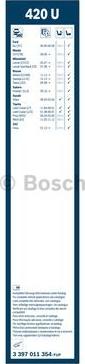 BOSCH 3 397 011 354 - Pyyhkijänsulka inparts.fi