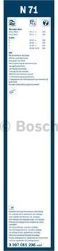 BOSCH 3 397 011 238 - Pyyhkijänsulka inparts.fi