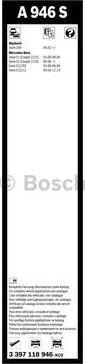 BOSCH 3 397 118 946 - Pyyhkijänsulka inparts.fi