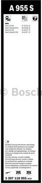 BOSCH 3 397 118 955 - Pyyhkijänsulka inparts.fi