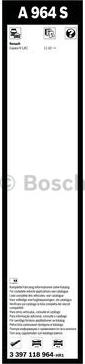 BOSCH 3 397 118 964 - Pyyhkijänsulka inparts.fi