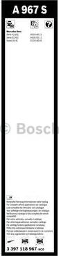 BOSCH 3 397 118 967 - Pyyhkijänsulka inparts.fi