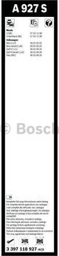 BOSCH 3 397 118 927 - Pyyhkijänsulka inparts.fi