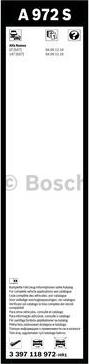 BOSCH 3 397 118 972 - Pyyhkijänsulka inparts.fi