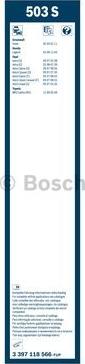 BOSCH 3 397 118 566 - Pyyhkijänsulka inparts.fi