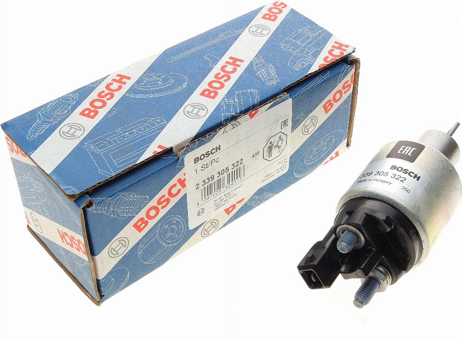 BOSCH 2 339 305 322 - Magneettikytkin, käynnistin inparts.fi