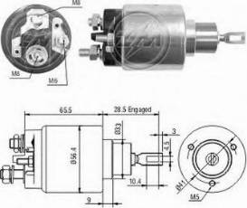 BOSCH 2339303706 - Magneettikytkin, käynnistin inparts.fi