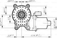 BOSCH F 006 B49 780 - Sähkömoottori, lasinnostin inparts.fi