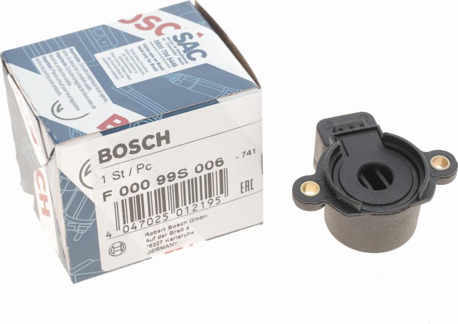 BOSCH F 000 99S 006 - Tunnistin, kaasuläppä inparts.fi