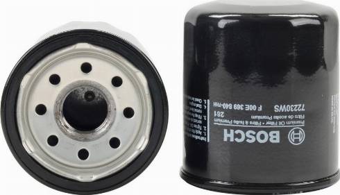 BOSCH F 00E 369 840 - Öljynsuodatin inparts.fi