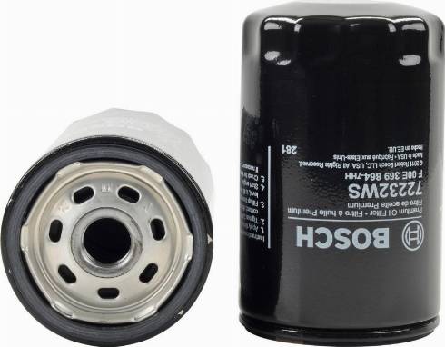 BOSCH F 00E 369 864 - Öljynsuodatin inparts.fi