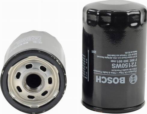 BOSCH F 00E 369 861 - Öljynsuodatin inparts.fi