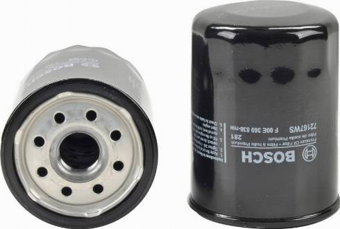 BOSCH F 00E 369 838 - Öljynsuodatin inparts.fi