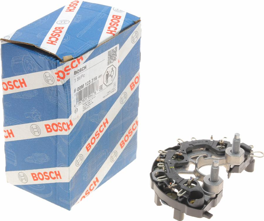 BOSCH F 00M 123 316 - Tasasuuntain, generaattori inparts.fi