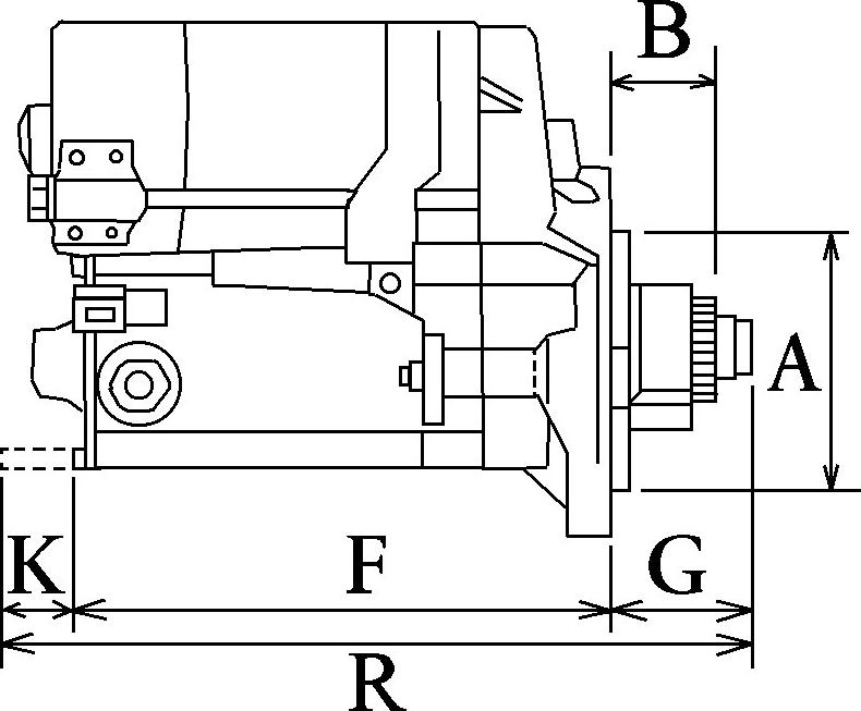 BOSCH F 032 112 822 - Käynnistinmoottori inparts.fi