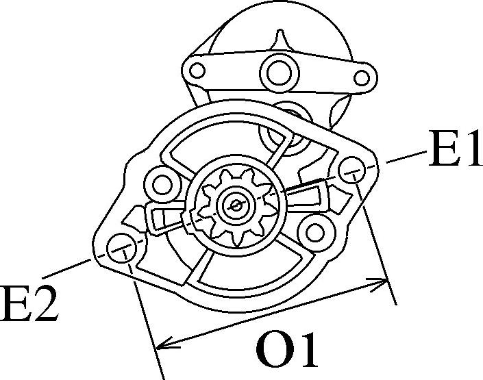 BOSCH F 032 112 822 - Käynnistinmoottori inparts.fi