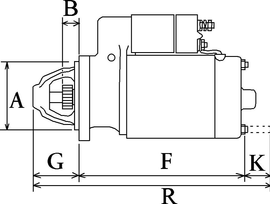 BOSCH F 032 111 684 - Käynnistinmoottori inparts.fi