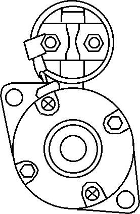 BOSCH F 032 111 684 - Käynnistinmoottori inparts.fi