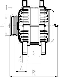 BOSCH F 032 111 477 - Laturi inparts.fi