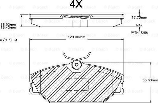 BOSCH F 03A 150 015 - Jarrupala, levyjarru inparts.fi