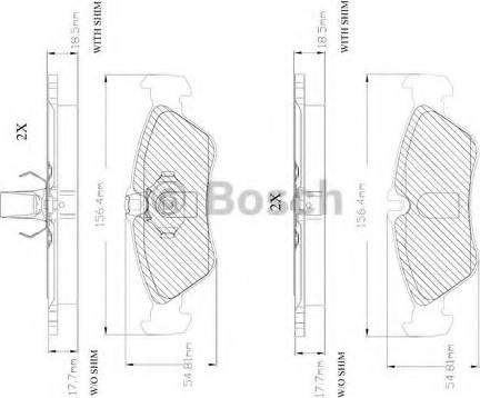 BOSCH F 03A 150 010 - Jarrupala, levyjarru inparts.fi