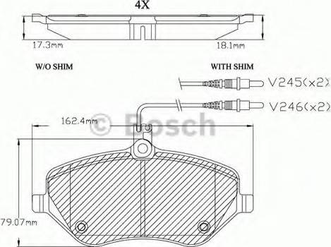 BOSCH F 03A 150 029 - Jarrupala, levyjarru inparts.fi