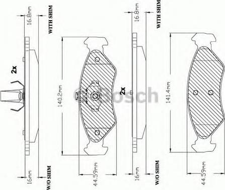 BOSCH F 03A 150 024 - Jarrupala, levyjarru inparts.fi