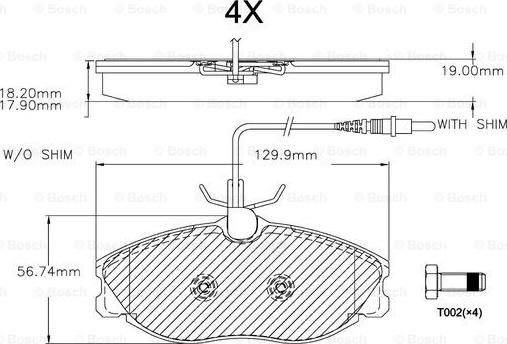 BOSCH F 03A 150 026 - Jarrupala, levyjarru inparts.fi