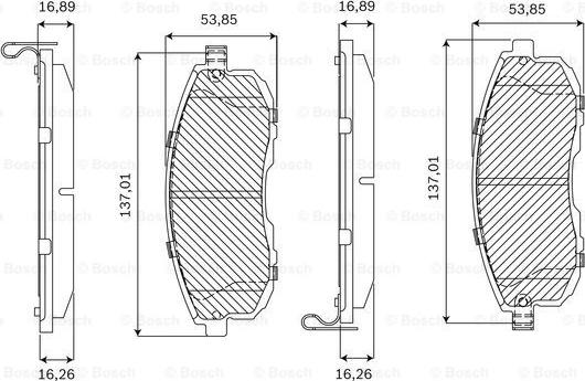 BOSCH F 03B 050 041 - Jarrupala, levyjarru inparts.fi