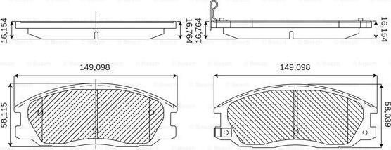 BOSCH F 03B 050 058 - Jarrupala, levyjarru inparts.fi