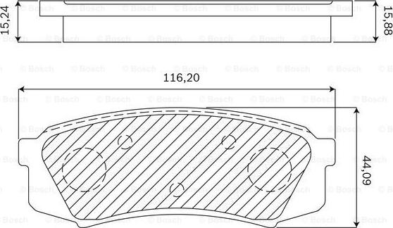 BOSCH F 03B 050 004 - Jarrupala, levyjarru inparts.fi