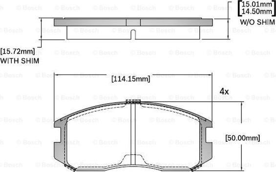 BOSCH F 03B 150 412 - Jarrupala, levyjarru inparts.fi