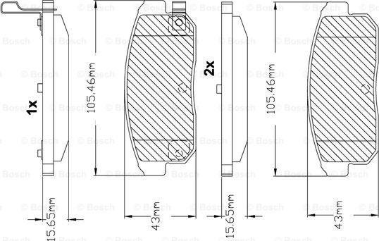 BOSCH F 03B 150 097 - Jarrupala, levyjarru inparts.fi