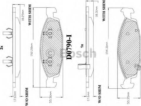 BOSCH F 03B 150 063 - Jarrupala, levyjarru inparts.fi