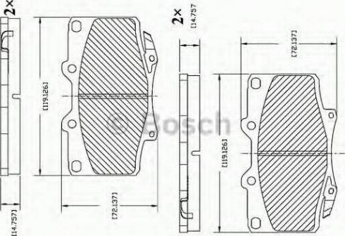 BOSCH F 03B 150 015 - Jarrupala, levyjarru inparts.fi